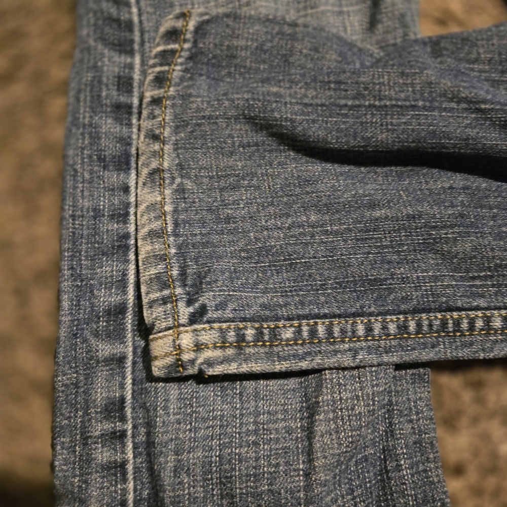 LEVIS slim straight distressed jeans 514 8reg 24/22 - Picture 4 of 9